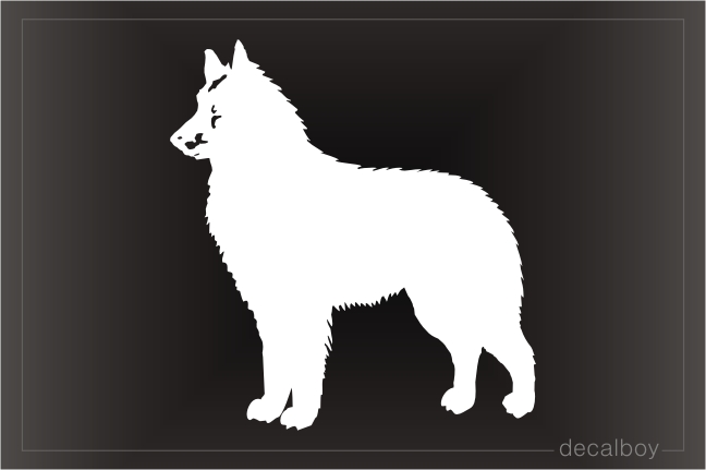 Belgian Shepherd Sheep Dog Window Decal