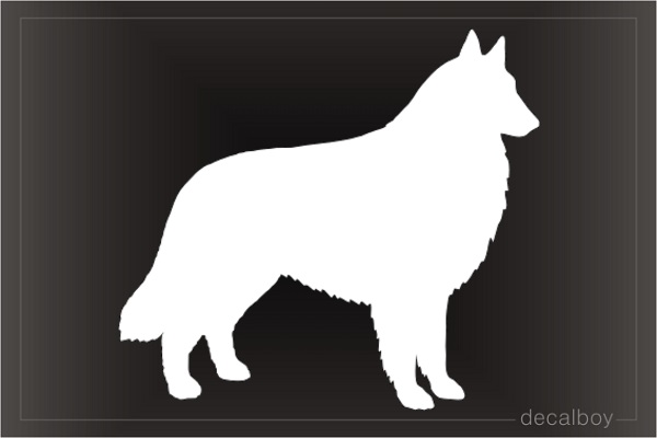 Belgian Tervuren Dog Decal