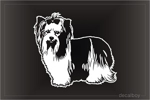 Biewer Terrier Dog Decal