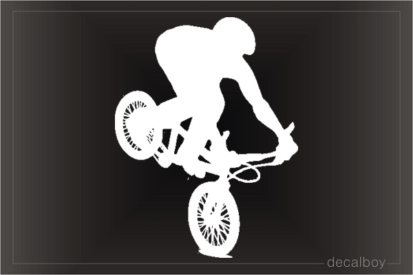 Bmx Bicycle Window Decal