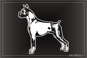 Boxer Dog Car Window Decal