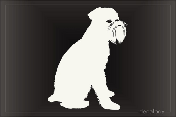Brussels Griffon Dog Decal