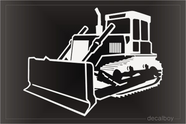 Bucket Blade Tractor Decal