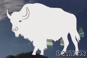 Buffalo Silhouette Window Decal