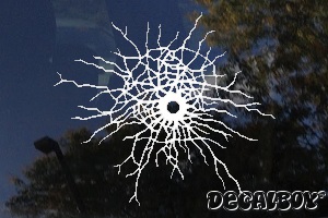 Bullet Hole Car Decal