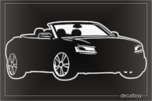 Cabriolet Car Car Decal