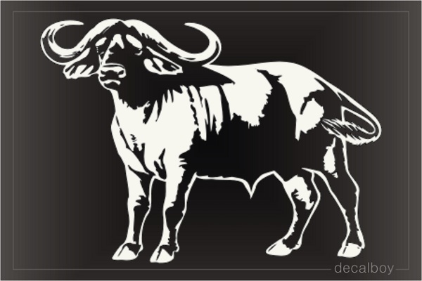 Cape Buffalo Africa Safari Decal