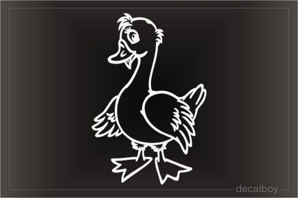 Cartoon Duck 2 Decal