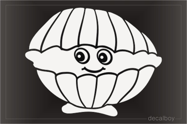 Cartoon Pearl Shell Decal