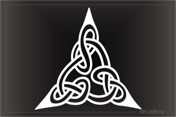 Celtic Knot Triquetra Sign Car Decal