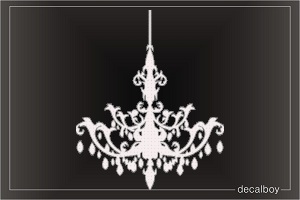 Chandelier Car Decal