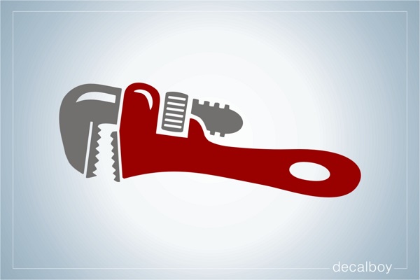 Channellock Pipe Wrench Color Decal