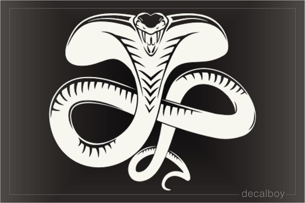 Charging Tribal Cobra Decal