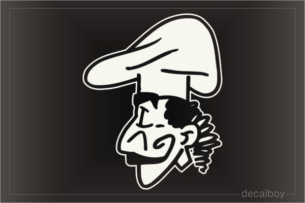 Chef 7789 Car Window Decal