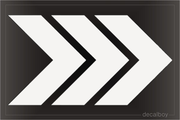 Chevron Arrows Decal