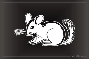 Chinchilla 2 Window Decal