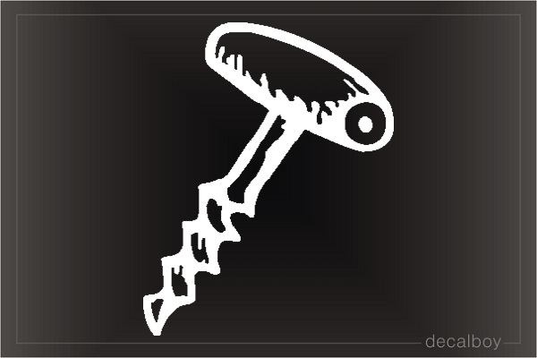 Corkscrew Car Decal