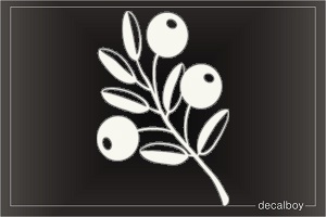 Cranberry Decal