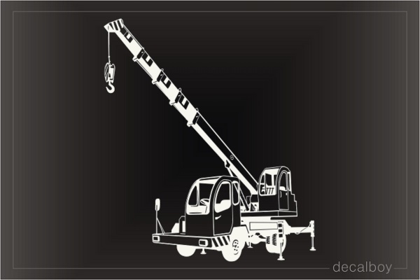 Crane Truck Decal