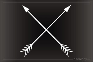 Crossed Arrows Decal