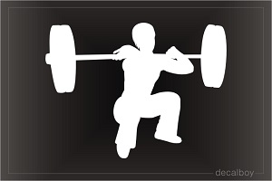 Crossfit Weightlifting Decal