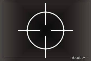 Crosshairs Car Decal