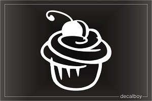 Cupcake Car Window Decal