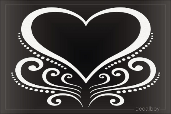 Decorative Heart Decal