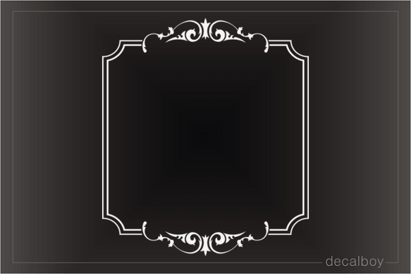 Decorative Frame Decal