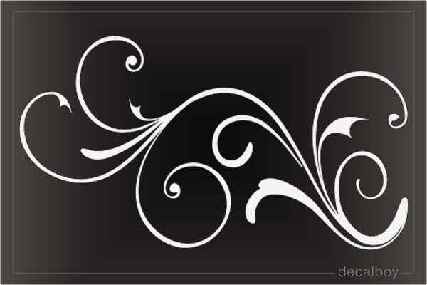 Decorative Swirl Decal