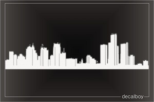 Detroit Skyline Decal