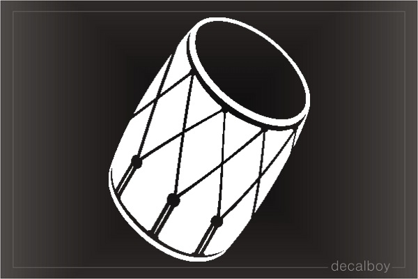 Dhol Asian International Musical Instrument Car Decal