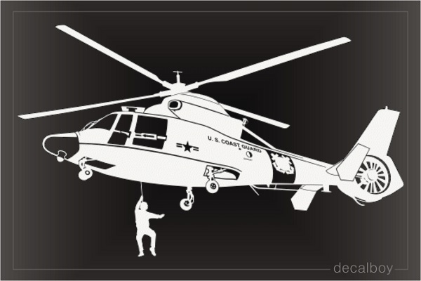 Dolphin Helicopter Decal
