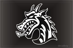 Dragon Head Decal