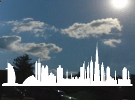 Dubai Skyline Decal