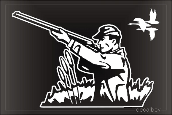 Duck Hunter Car Window Decal