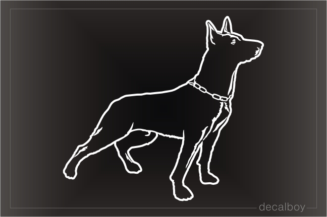 Dutch Shepherd Dog Decal