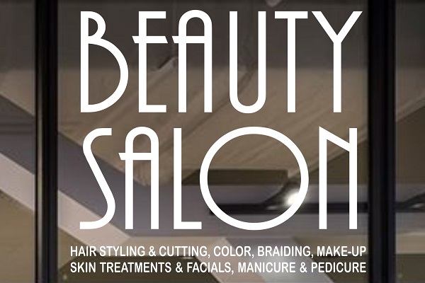 Elegant Beauty Salon SignDecal