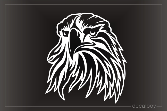 Falcon Head Decal