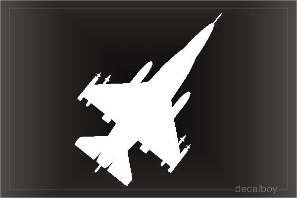 Fighting Falcon F16 Car Decal