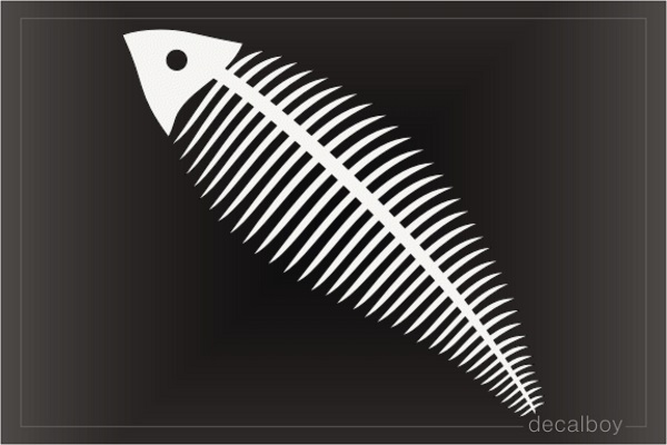 Fish Skeleton Decal