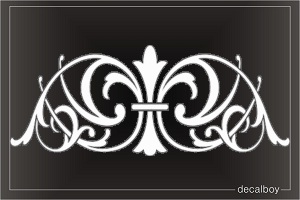 Fleur De Lis Ornamental Decal