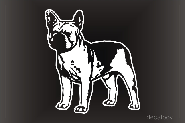 French Bulldog Window Decal