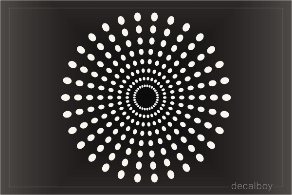 Geometric Depth Shape Decal