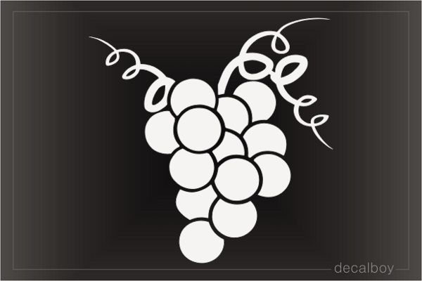 Grape Vine Decal