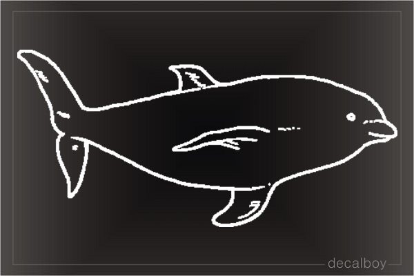 Harbour Porpoise Window Decal