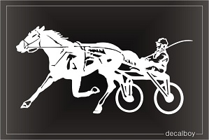 Harness Racing Car Window Decal