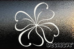 Heart Four Leaf Clover Decal