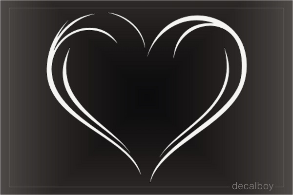 Heart Sketch Decal