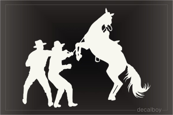 Horse Breaking Decal